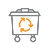 Drive Additional Value - recycling symbol.