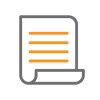Offer High Quality & Flavour - sheet of paper with records symbol.