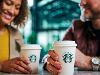 we proudly serve starbucks coffee solutions