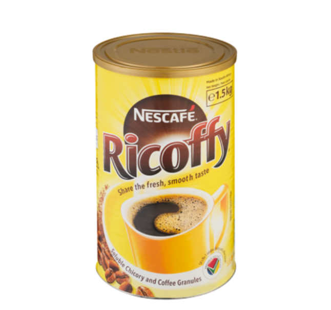 Nescafé Ricoffy 1.5 KG tin.