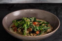 Vegetable loaded Thai Green Chicken Curry
