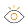 Sustainability Sourced Products - eye symbol.